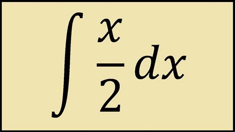 integral dx/x 2